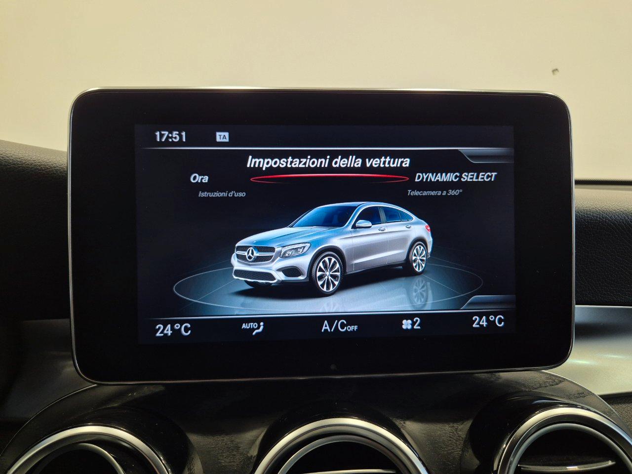 Mercedes GLC Coupe 250 d Executive 4matic auto -UNIPROPRIETARIO - Cam 360 - Cruise/Lim