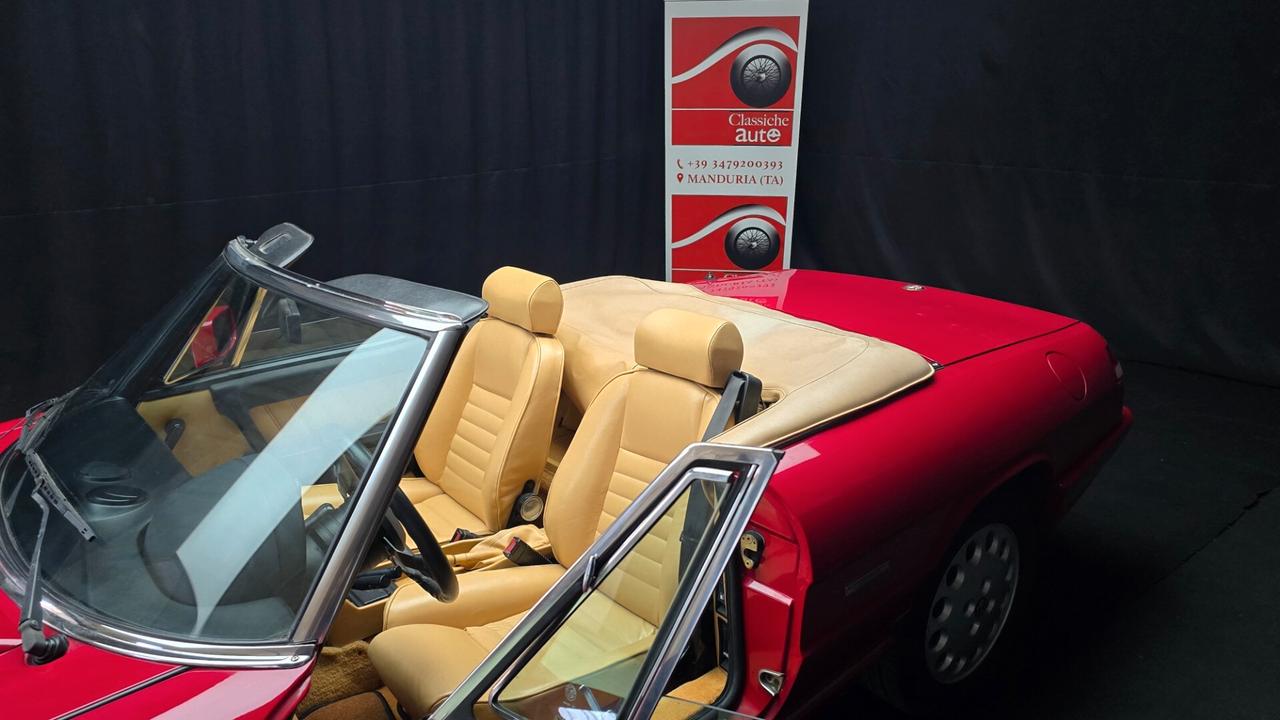 Alfa Romeo Spider certificata ASI con C.R.S