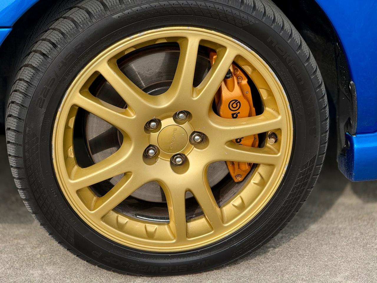 Subaru Impreza WRX STI 2002 2.0 TURBO 4x4 265cv BLUE MIKA