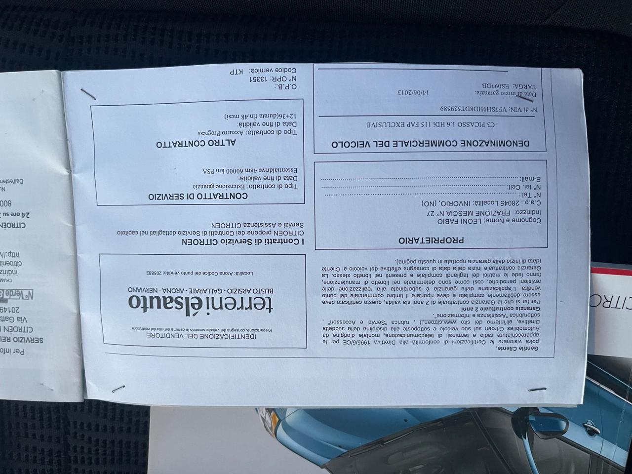 CITROEN C3 PICASSO 1.6 HDI 115CV EXLUSIVE FULL MY13