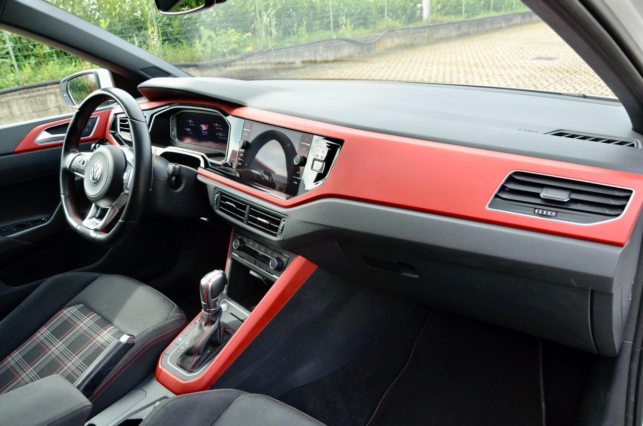VOLKSWAGEN POLO GTI 5p 2.0 TSI 200cv DSG, UFF ITALIANA, TETTO, EURO 6D, FARI LED, APPLE ANDROID, PERMUTE