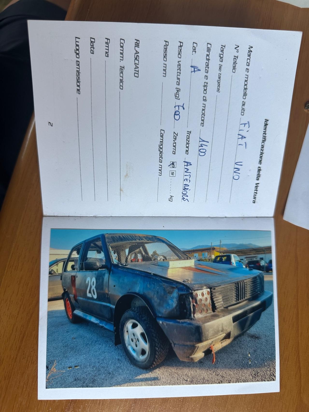 Fiat Uno Autocross Pronto Gara