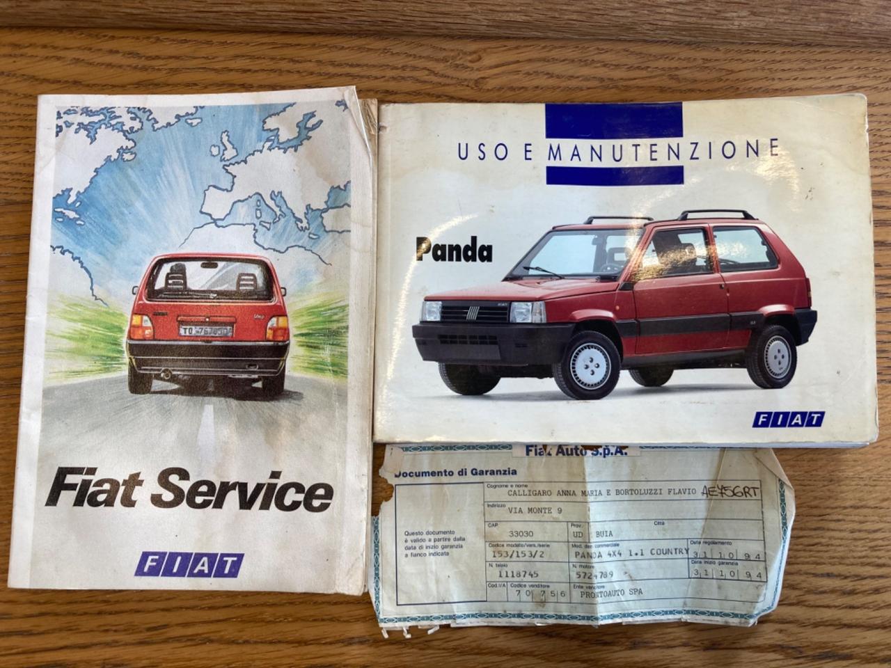 FIAT PANDA 4X4 1.1 BENZINA (COUNTRY CLUB)