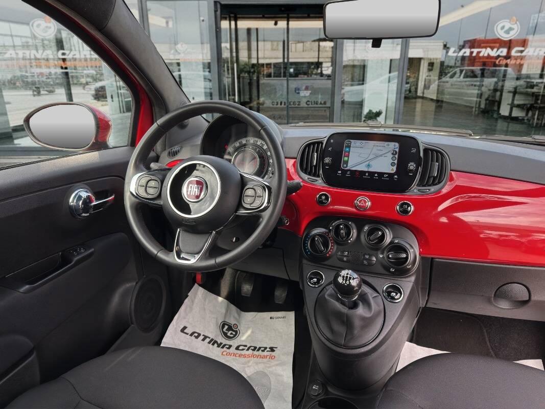 Fiat 500 1.0 hybrid 70cv con CarPlay