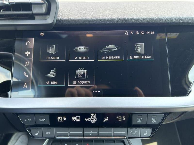 Audi A3 SPB 35 TFSI 150CV Sport Advanced PARI AL NUOVO