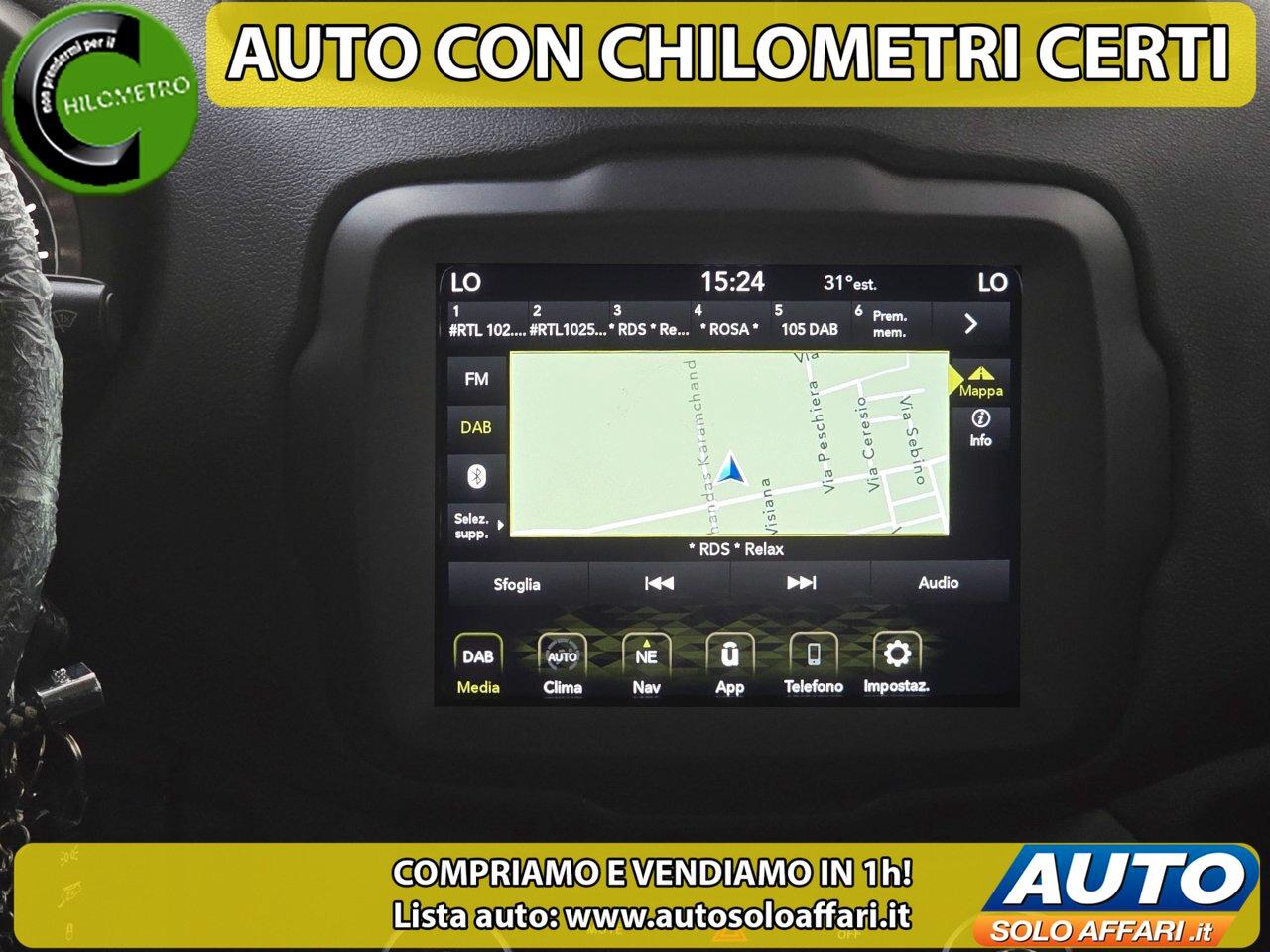 Jeep Renegade 1.6 MJT CAMBIO AUTOMATICO/EURO6D/CARPLAY/NAVI