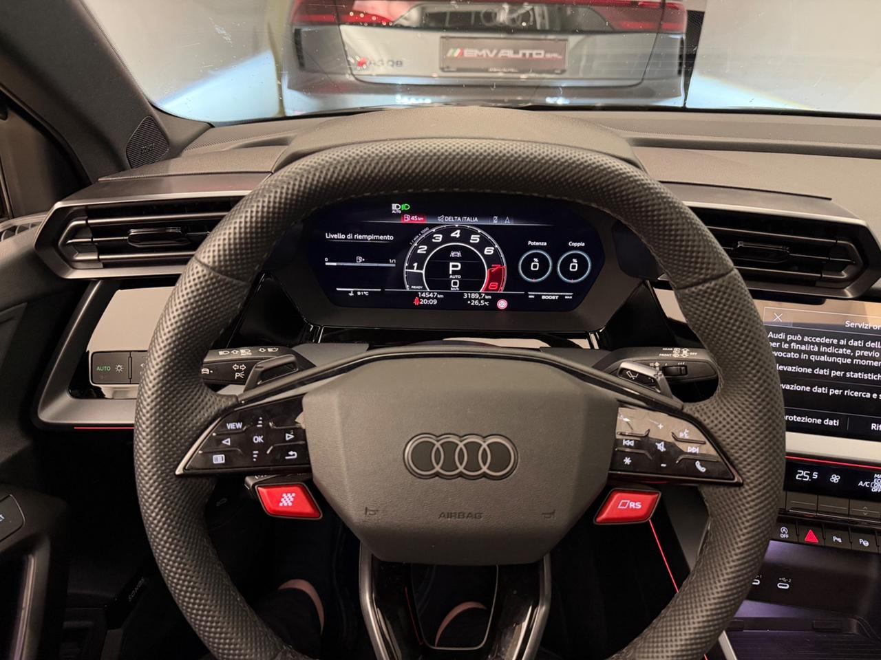 Audi RS3 total black full optional tetto apribile prezzo fisso no vincoli