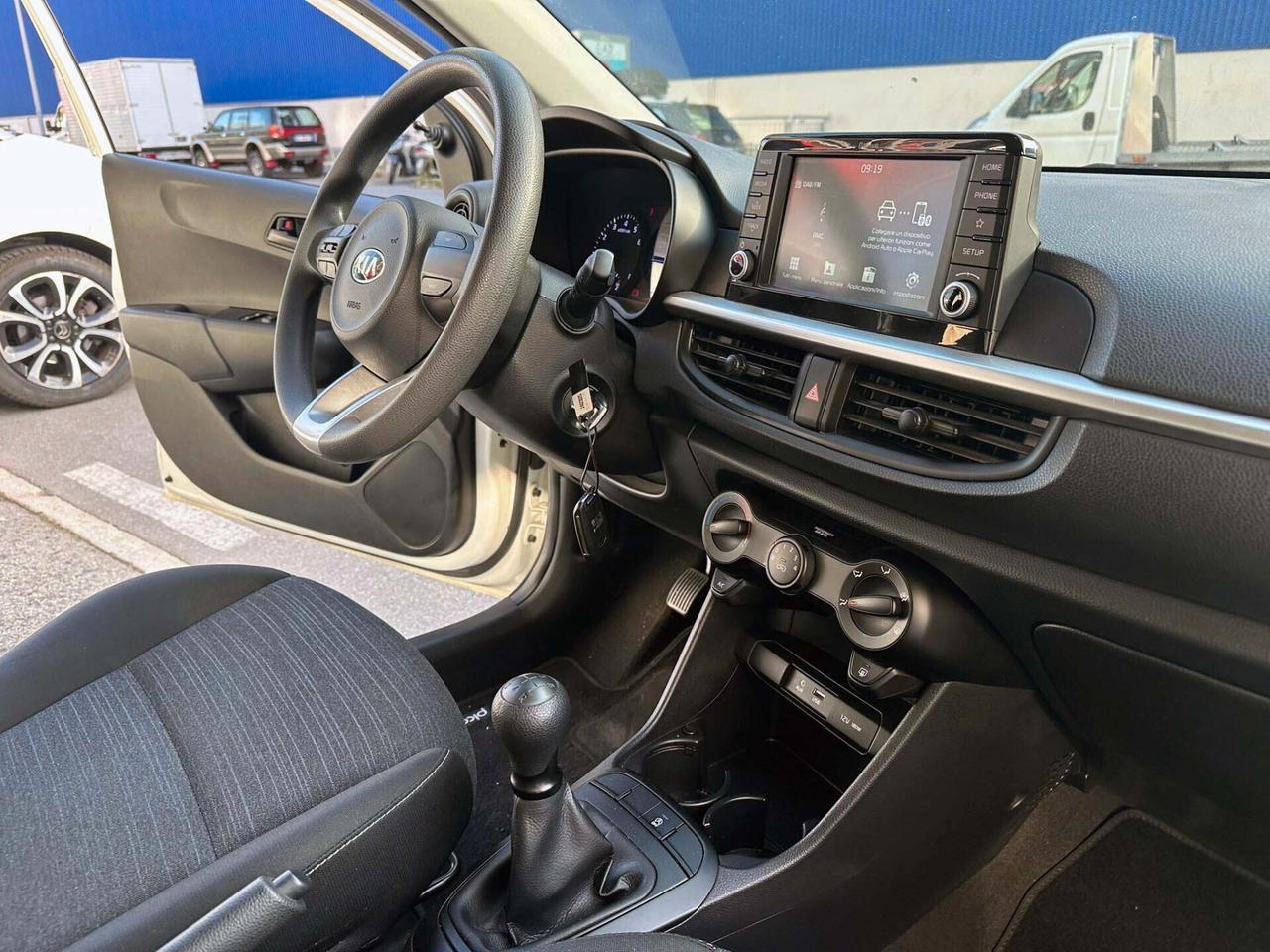 Kia Picanto 1.0 12V 5 porte Telacamera e Apple Car e Android Auto Navigatore Whatsapp