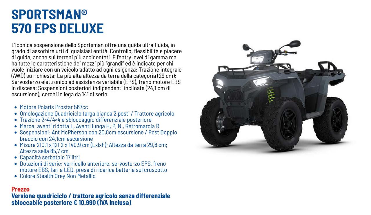 Polaris Sportsman 570 DELUXE