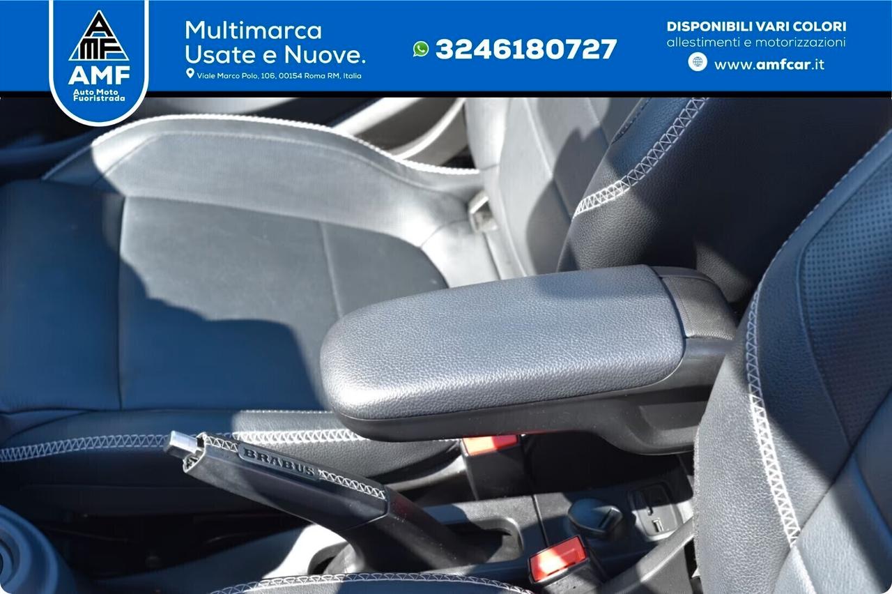 Smart ForTwo BRABUS 109cv Cabrio GRIGIO OPACO NAVICAMERA JBL