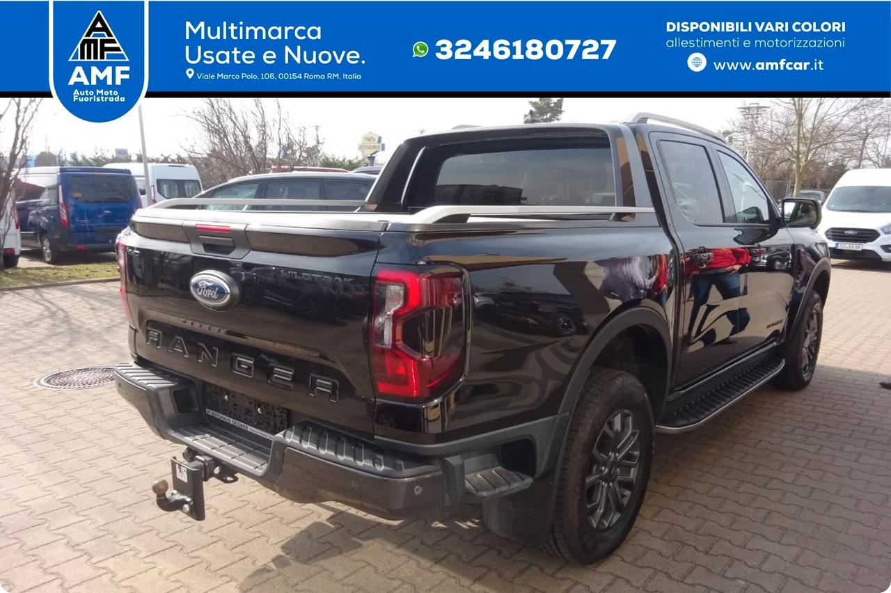 Ford Ranger Doka 205 CV Autm. Wildtrak e-4WD tenda avvolgibile elettrica
