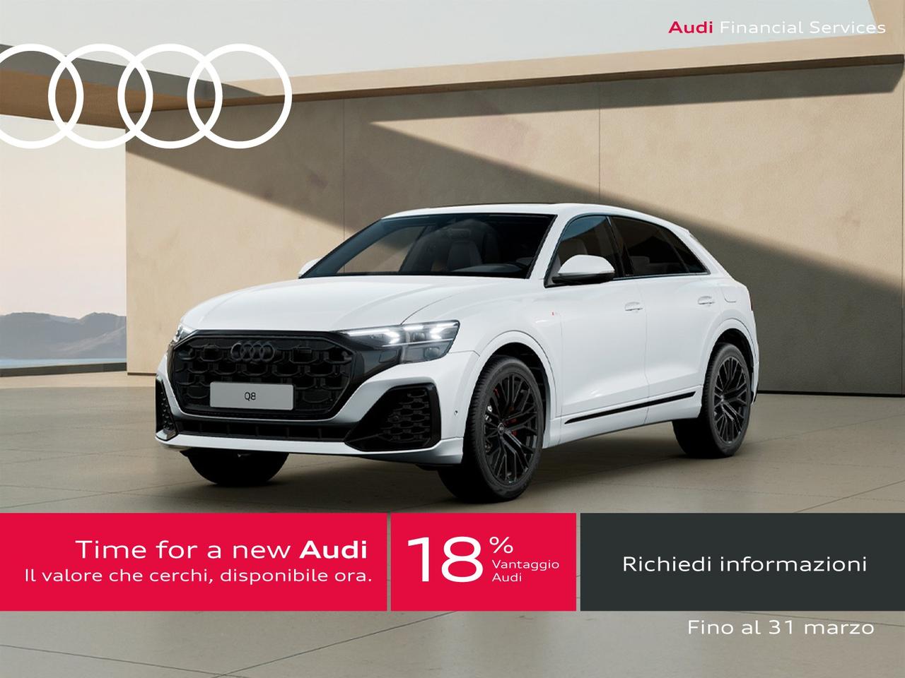 Audi Q8 3.0 tfsi e s line edition quattro 394cv tiptronic