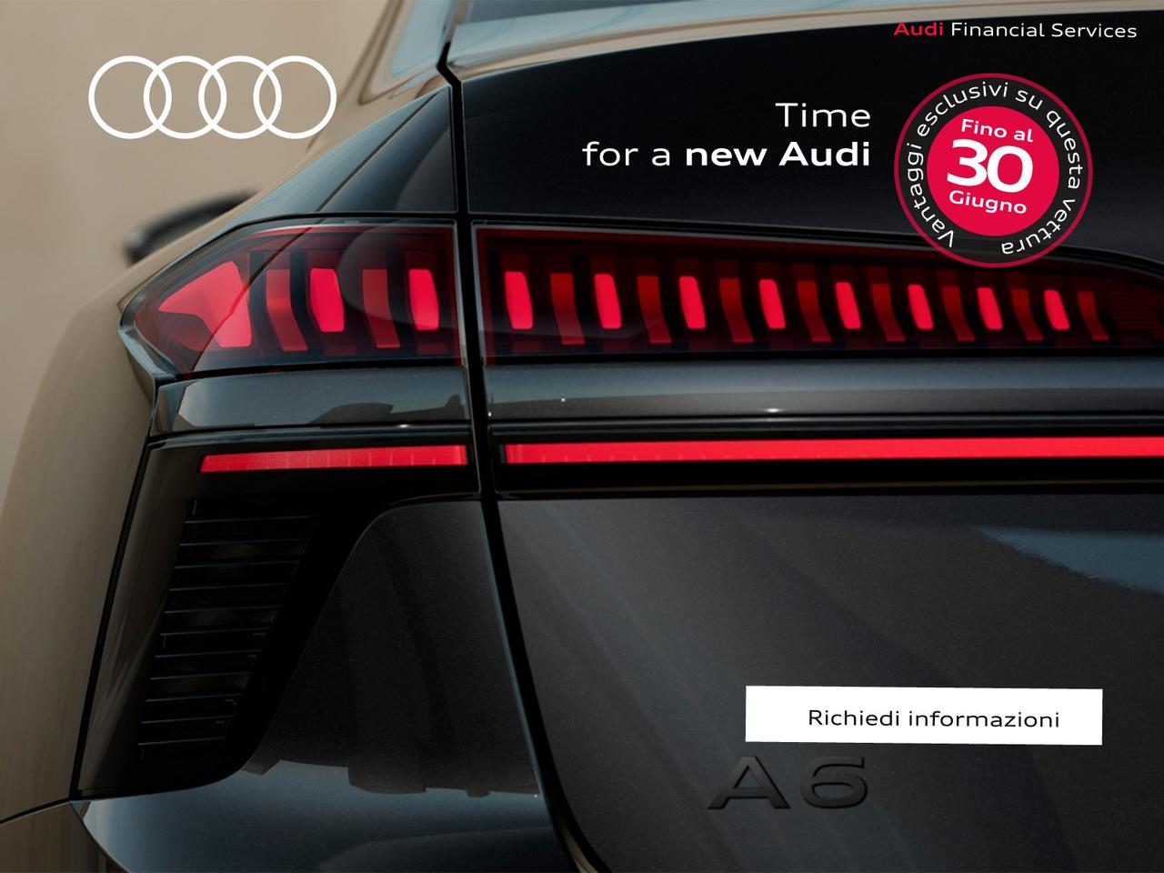Audi A6 2.0 tdi mhev + s line edition 204cv s-tronic