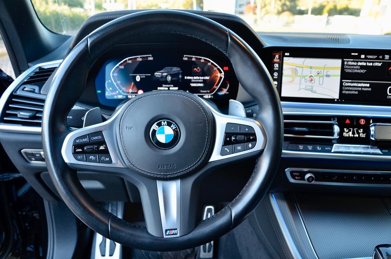 BMW X5 XDRIVE25d MSPORT 231cv AUTO, ECCELLENTI CONDIZIONI, GAR. UFF BMW 6/2026, BOLLO 7/2026, SERVICE UFF BMW, FARI LED, RETROCAMERA, 22", PERMUTE