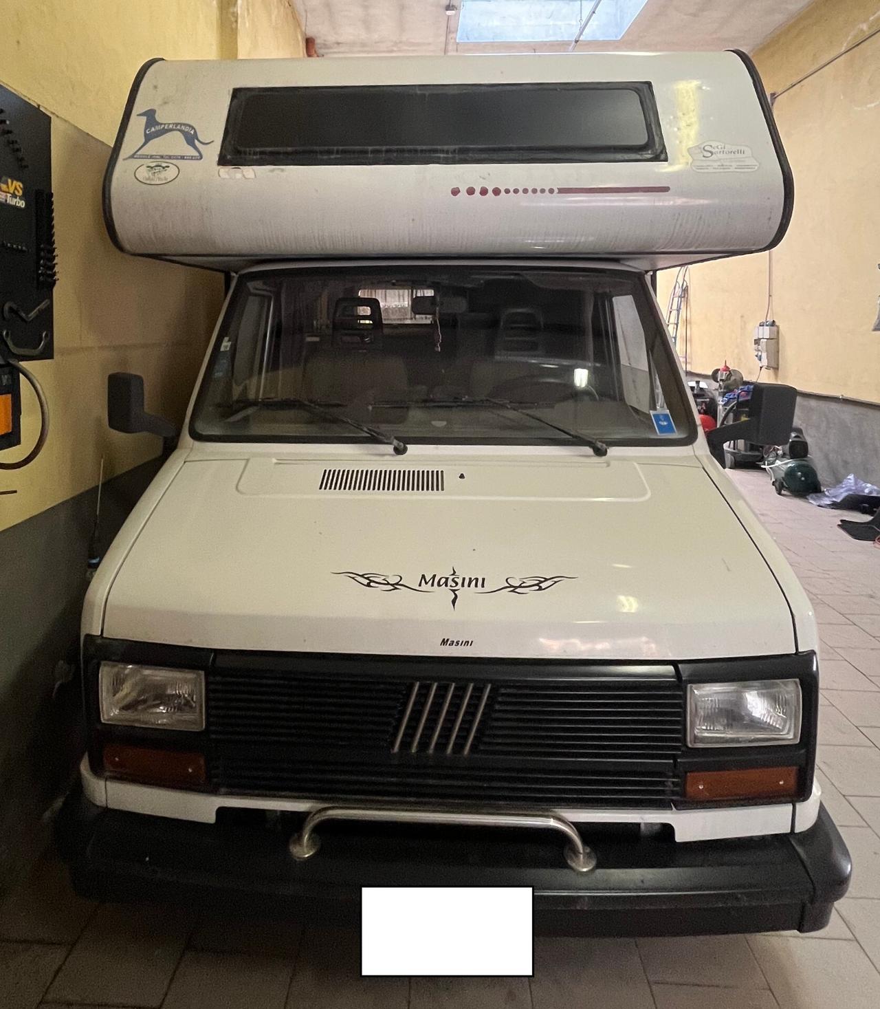 CAMPER MANSARDATO FIAT DUCATO - ADRIA - OMOLOGATO 6 POSTI - 2.5D - 1989
