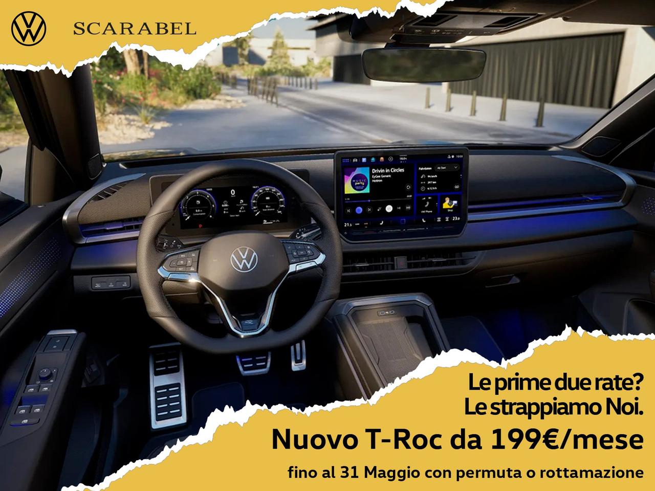 Volkswagen T-Roc 1.5 etsi r-line 150cv dsg