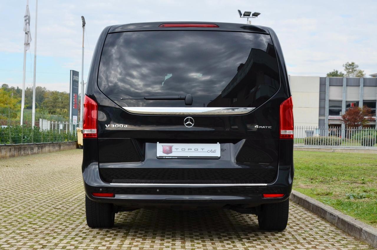 MERCEDES-BENZ V EXTRALONG 300d PREMIUM 4MATIC 237cv AUTO, 7 POSTI, PREZZO IVA ESCLUSA, UNICO UTILIZZATORE, UFF ITALIANA, SERVICE MERCEDES, BURMESTER, RETRO 360°, PORTE ELETTRICHE, PERMUTE