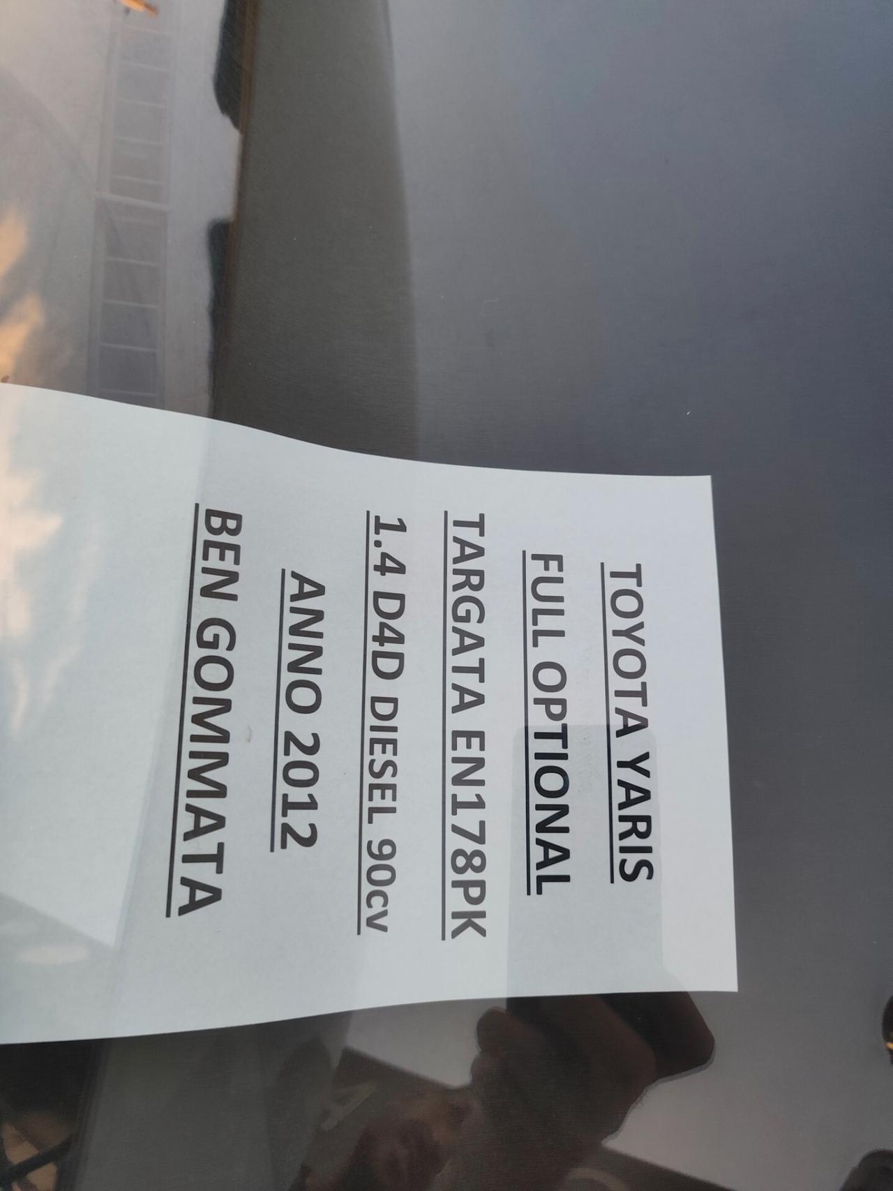 Toyota Yaris 1.4 D-4D 5 porte