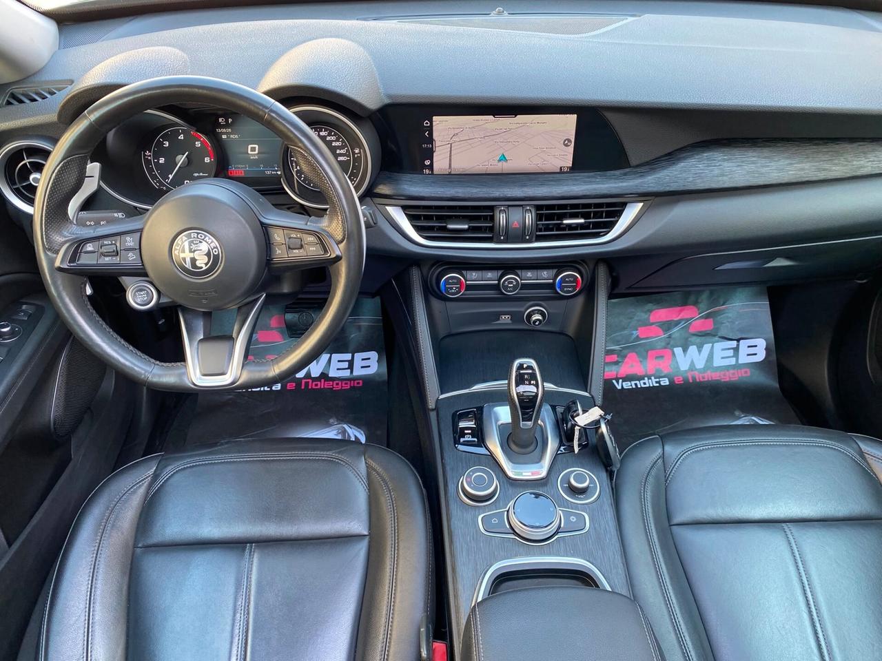 ALFA ROMEO STELVIO 190cv Q4 AT8 TETTO CAM CARPLAY 2021