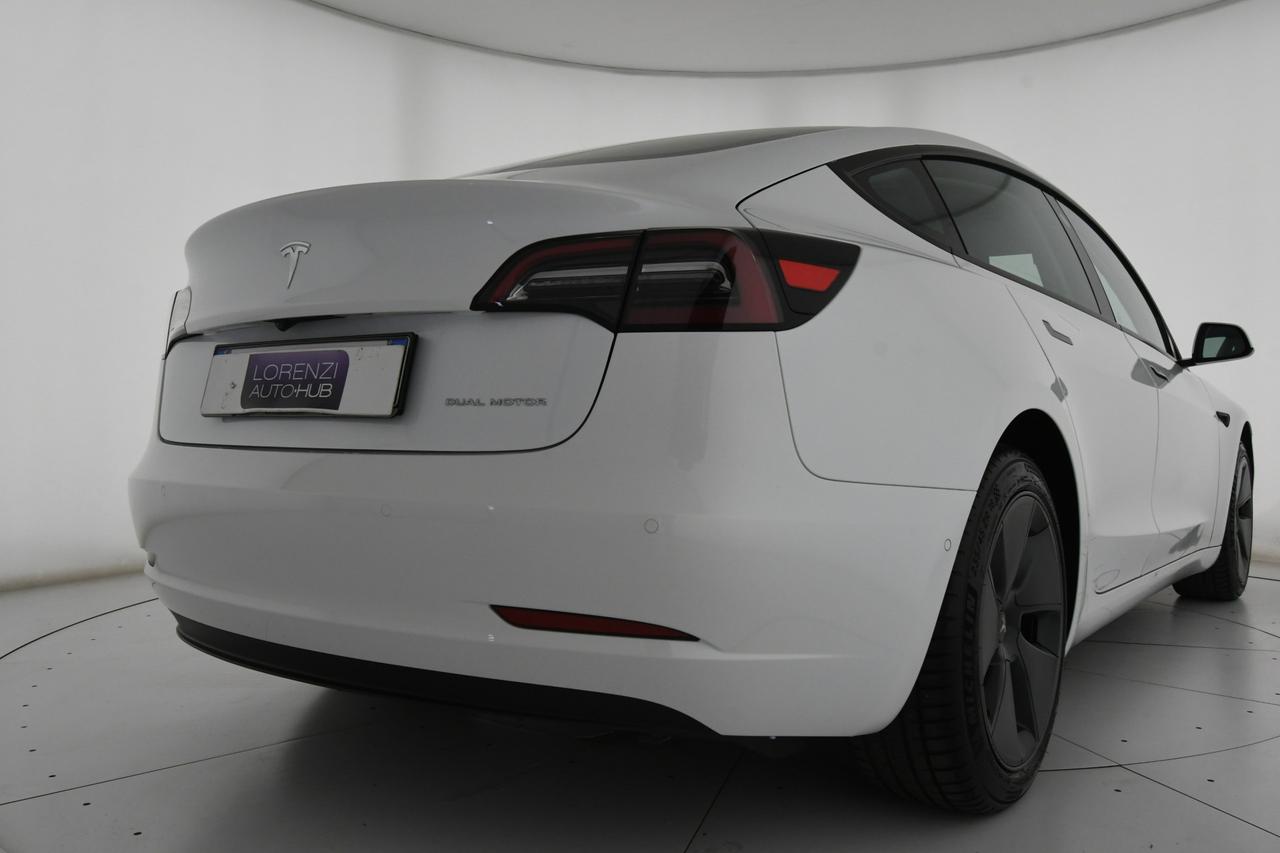 TESLA Model 3 Long Range Dual Motor awd PILOTA AUTOMATCO+PELLE+C18"