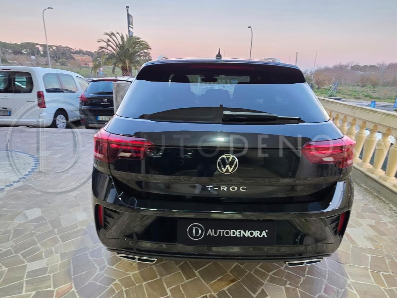 Volkswagen T-Roc 2.0 TDI SCR 150 CV DSG R-Line#LED#NAVI#CARPLAY#CAM#ALCANTARA#GANCIO TRAINO