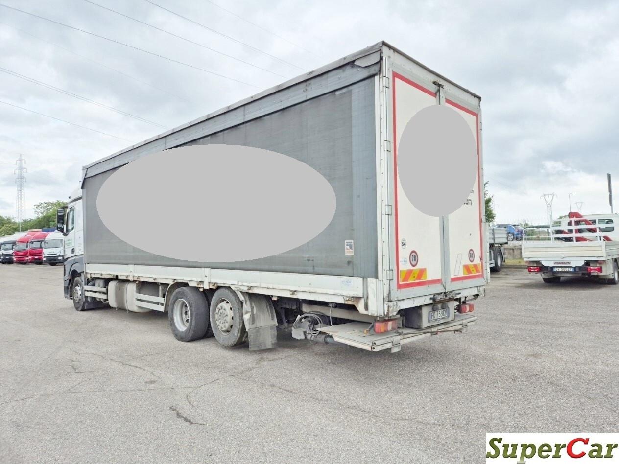 MERCEDES-BENZ ACTROS 2542 centina e sponda caricatrice