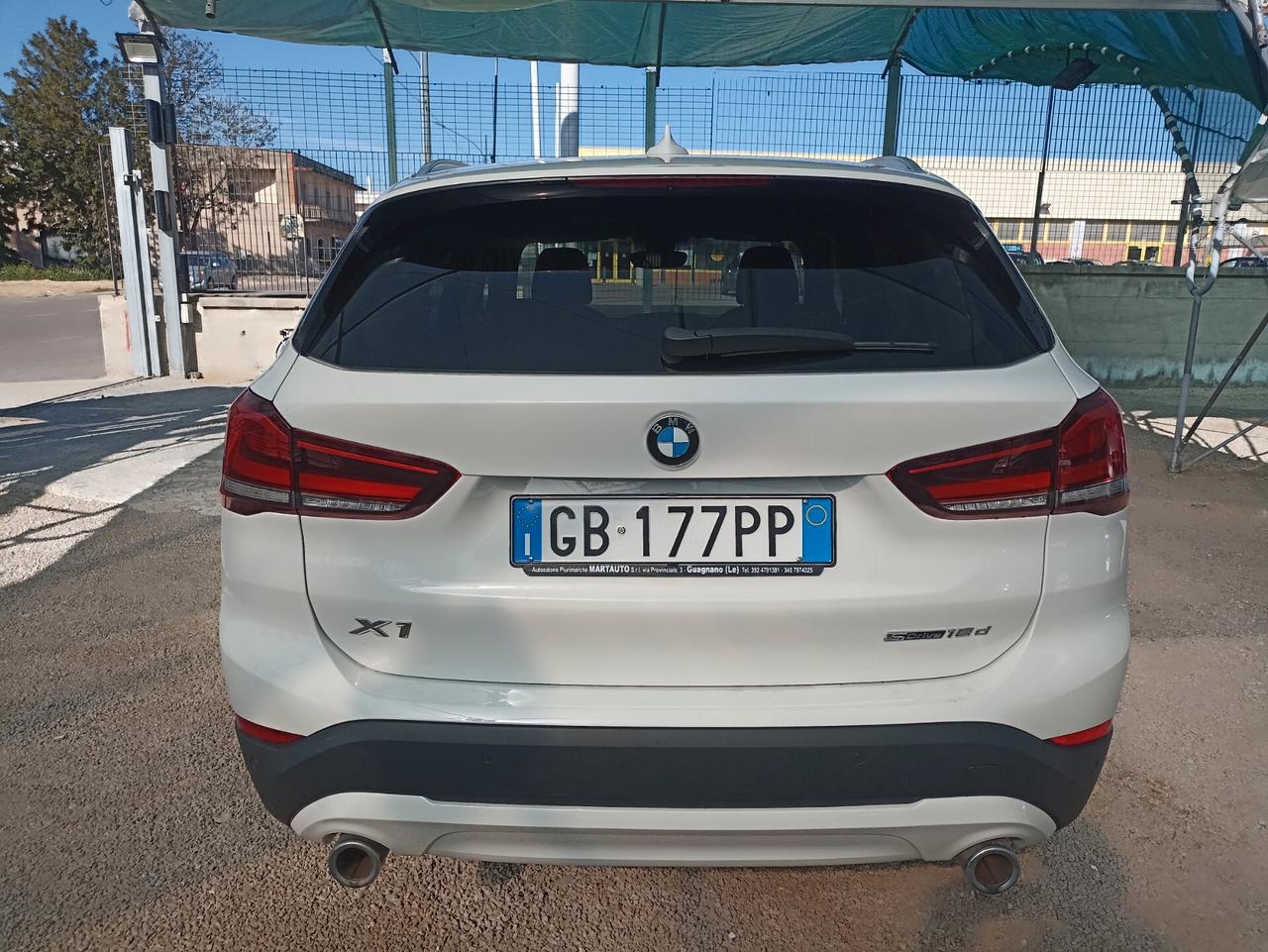 BMW X1 SPORT SDRIVE 118D 150cv 07/2020 KM 80.000 TAGLIANDI CASA MADRE BMW