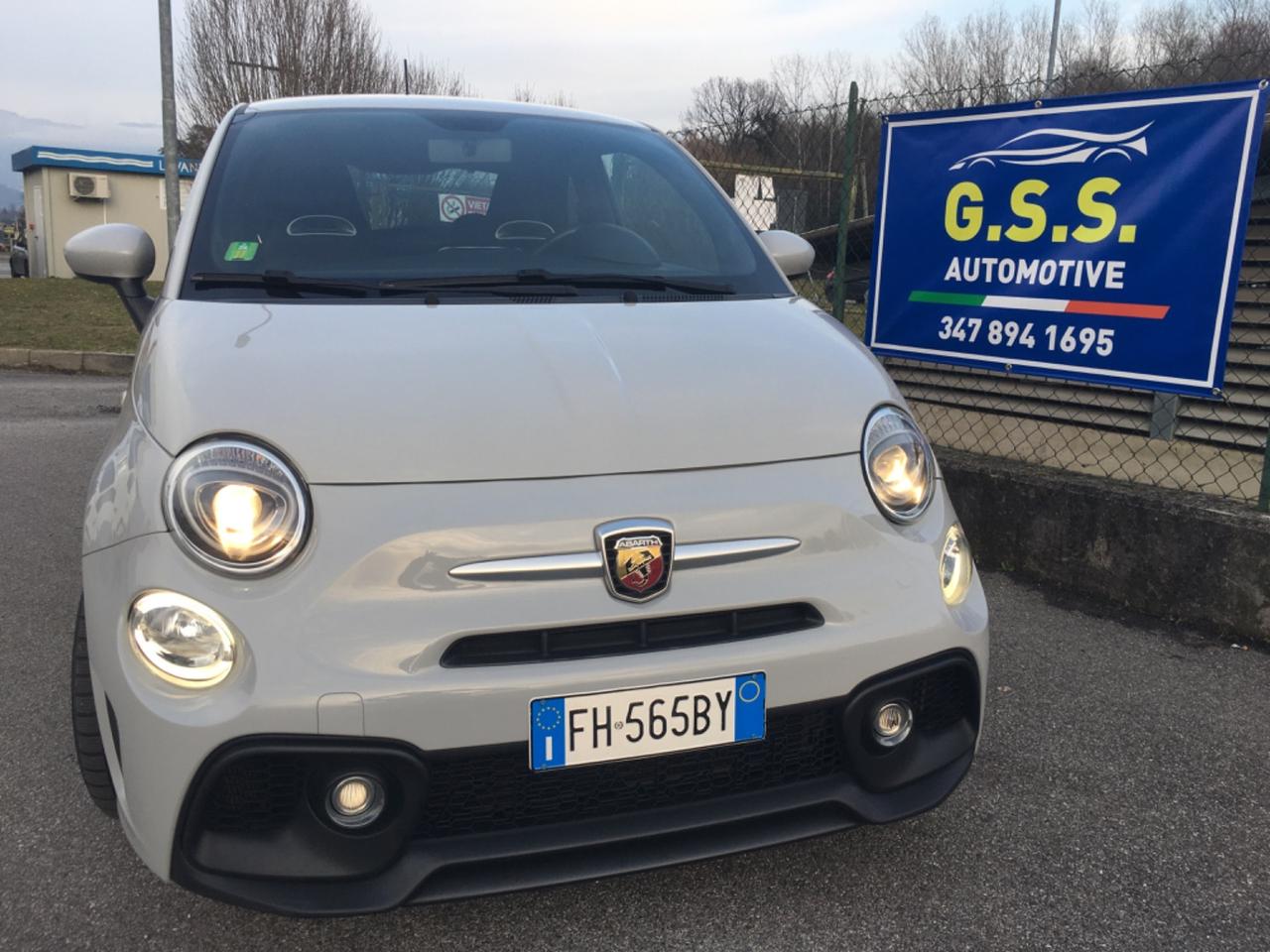 500 Abarth 595 grigio campovolo