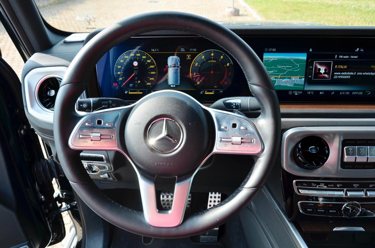 MERCEDES-BENZ G 500 V8 422cv PREMIUM AMG AUTO, UNICOPROP, SERVICE UFF MERCEDES, EURO 6D, TETTO, HI-FI BURMESTER, 20", PERMUTE