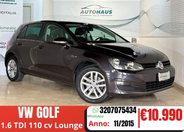 Volkswagen Golf 1.6 TDI 110 CV 5p. LOUNGE