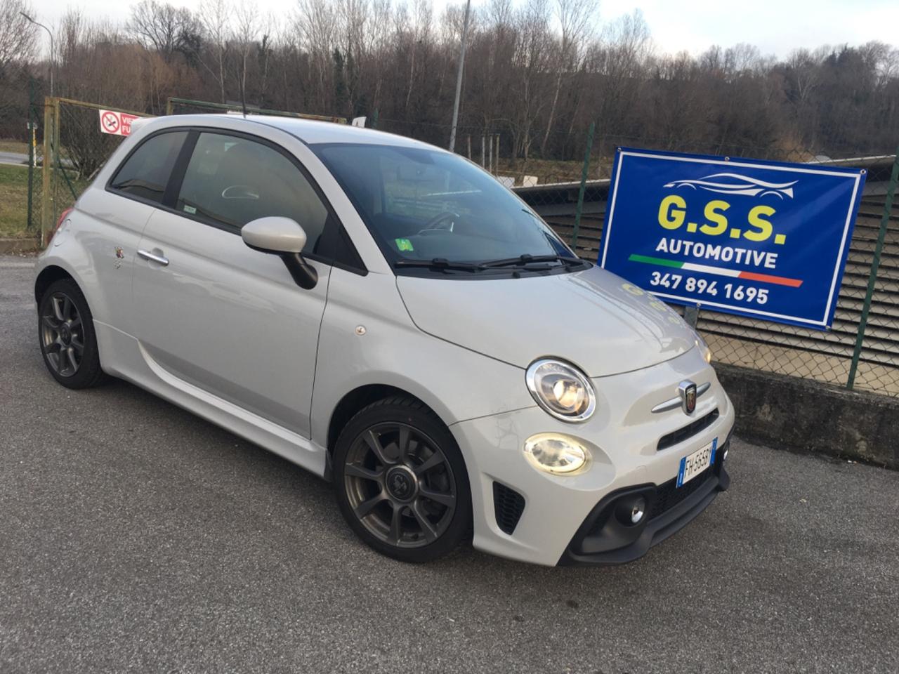 500 Abarth 595 grigio campovolo