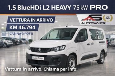 PEUGEOT Partner BlueHDi 100 PLungo Pro doppia por