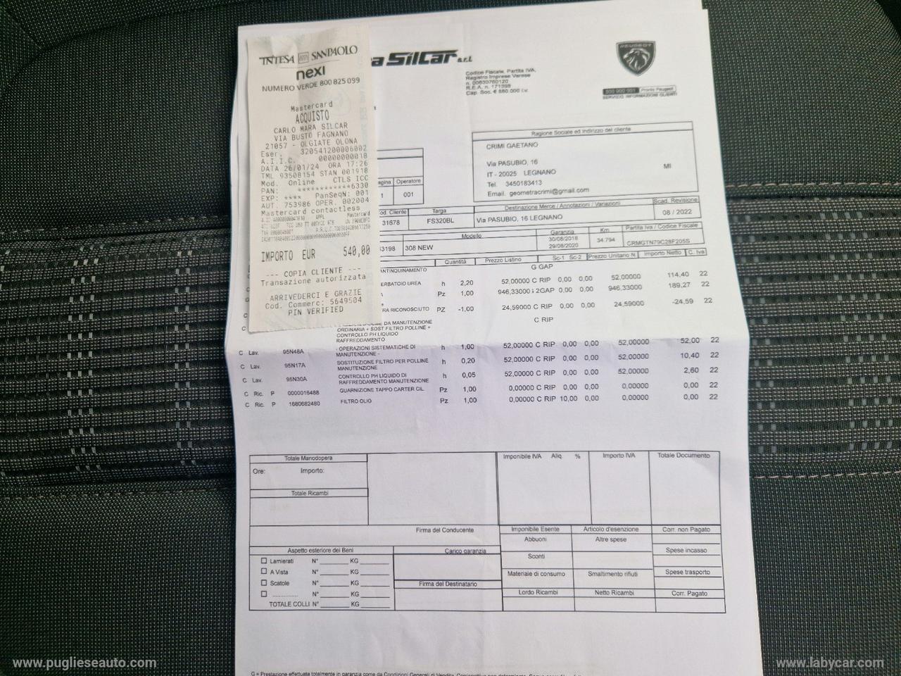 PEUGEOT 308 BlueHDi 130 S&S Allure