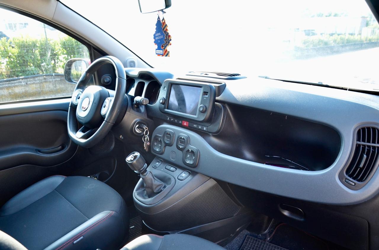FIAT PANDA 1.0 FIREFLY 60cv MILD HYBRID CROSS, EURO 6D, APPLE - ANDROID, CLIMA AUTOMATICO, PERMUTE