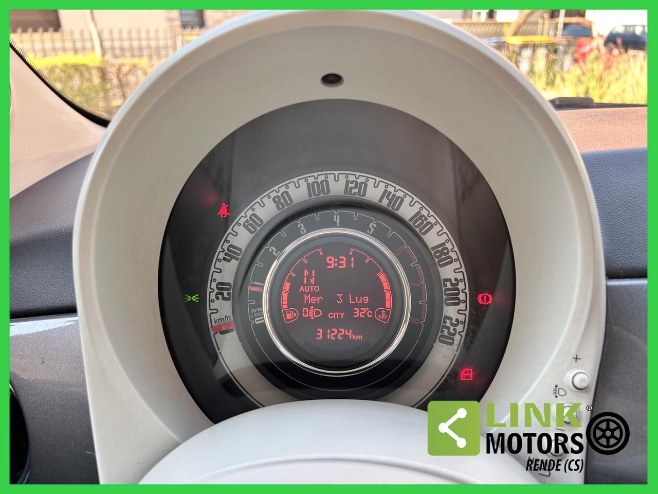 Fiat 500 1.2 Km 31.200 - Pelle Frau - 2016