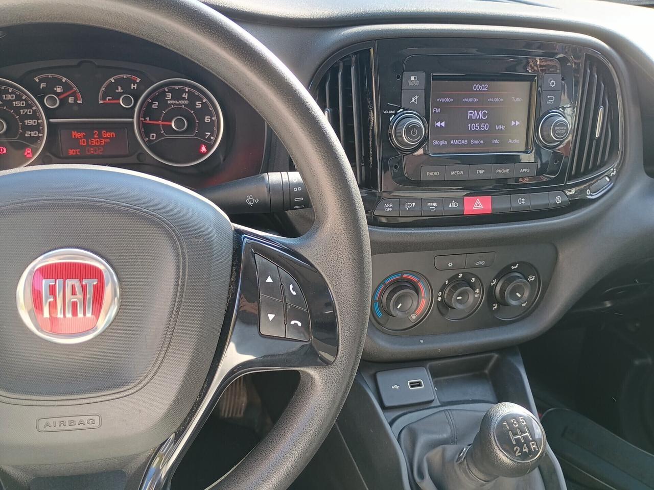 FIAT DOBLO' 1.3 MJT 95 CV MAXI EURO 6D UNICO PROPRIETARIO