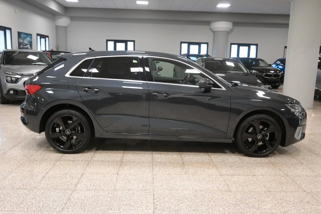 AUDI A3 SPORTBACK 35 TDI 150CV S-TRONIC BUSINESS ADVANCED ( FARI LED - VIRTUAL COCKPIT - ADAPTIVE CRUISE - CLIMA BIZONA - NAVI - MIRROR - SENSORI POST. - TELECAMERA POST. - CERCHI 18 )