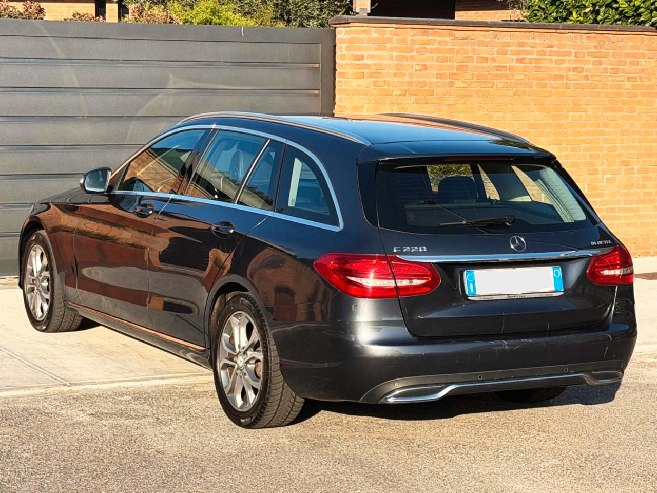 Mercedes C 220d-Navi,Led,Pelle-Full-Euro6-2015