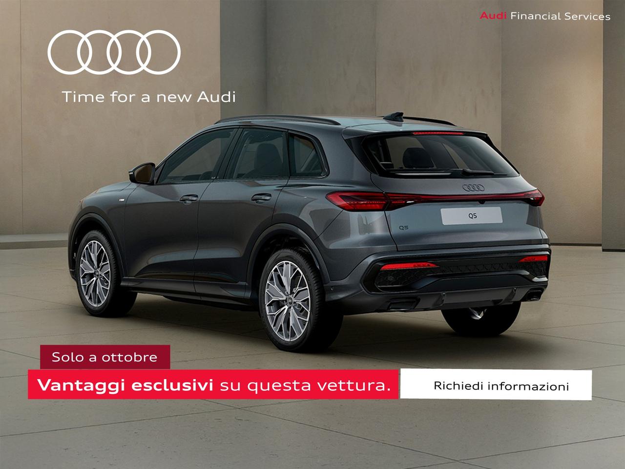 Audi Q5 2.0 tfsi mhev+ s line edition 204cv s-tronic