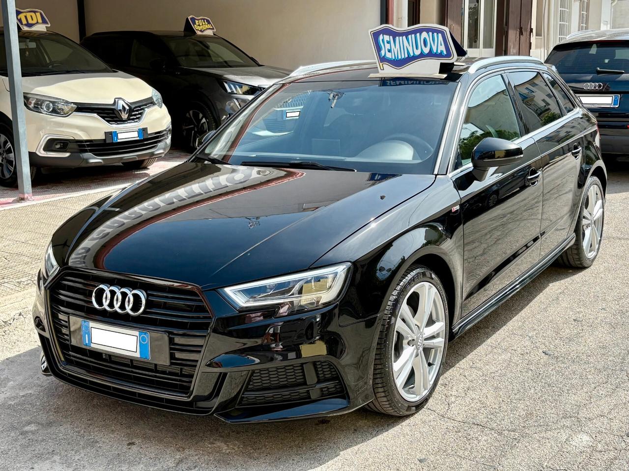 Audi a3 SPB 1.6 tdi 116cv -"S-LINE x 2- VIRTUAL"-'20