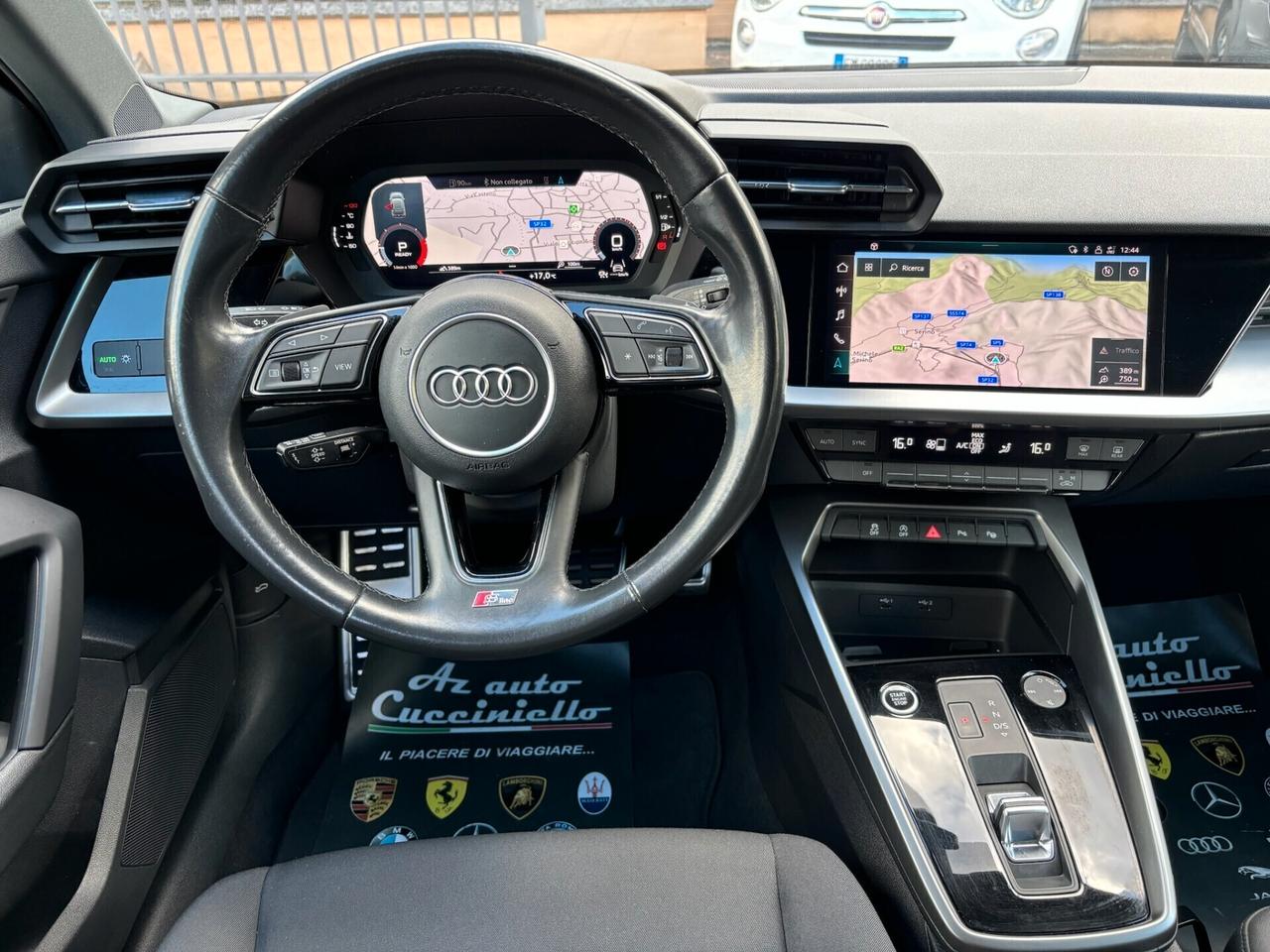Audi A3 SPB 30 TDI 116 CV - S-LINE - S-TRONIC MY 22 TOTAL BLAK