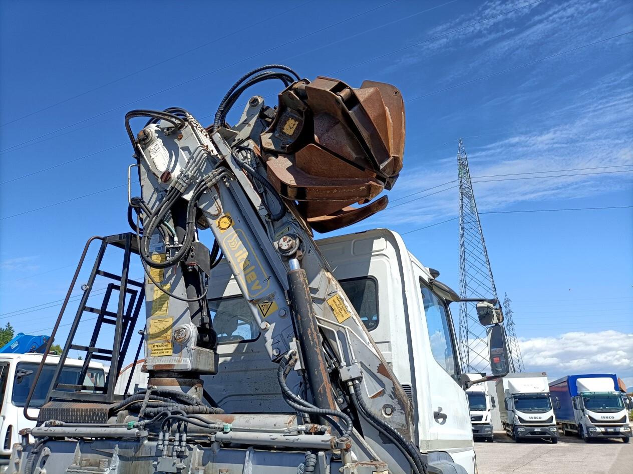 MERCEDES-BENZ ATEGO 1828 gancio scarrabile, gru e polipo