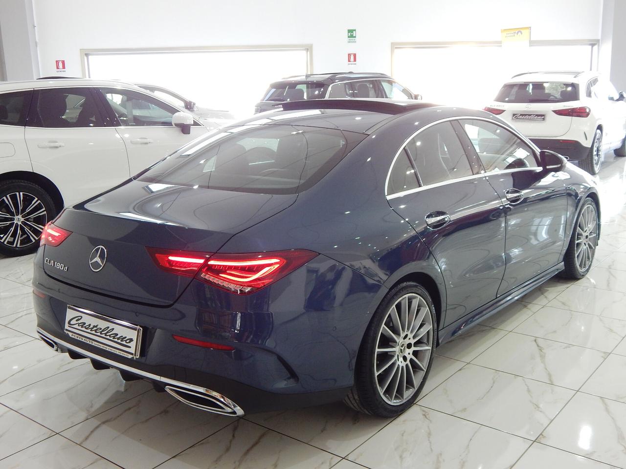 Mercedes-Benz CLA 180 d Coupe Premium AMG Aut. TETTO-NAVI-PELLE-PARK-LED