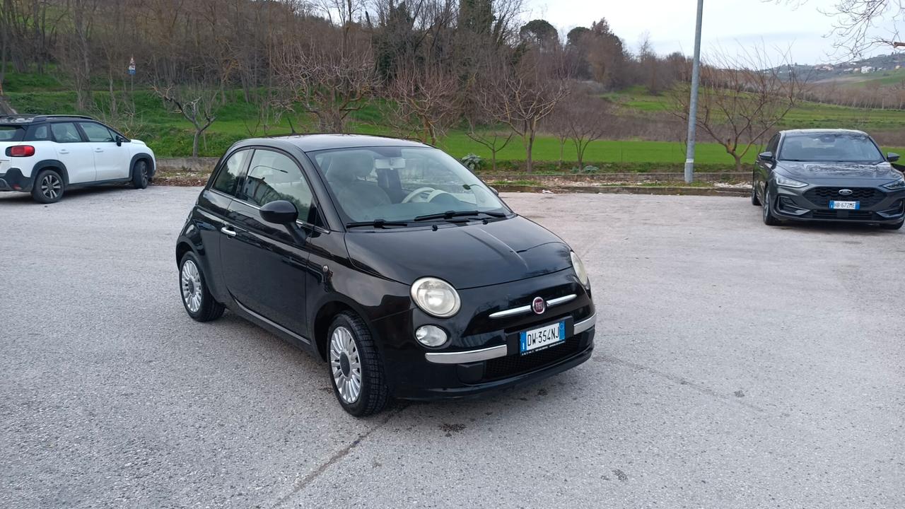 Fiat 500 1.2 benzina Lounge anno 2009