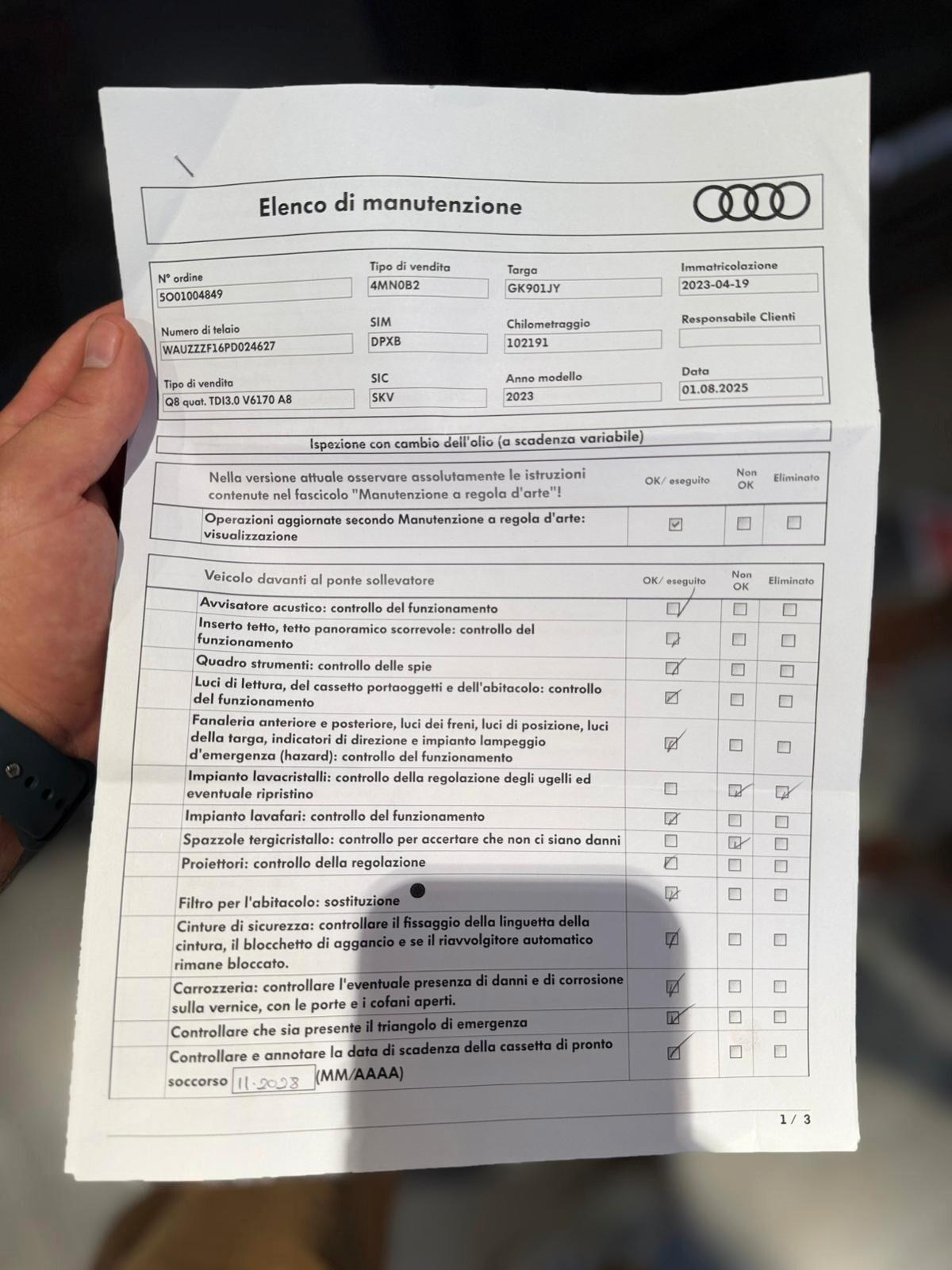 Audi Q8 45 TDI quattro tiptronic Sport