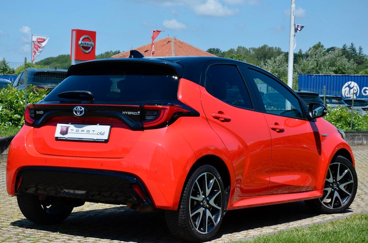 TOYOTA YARIS 1.5h PREMIERE CVT 92cv, SERVICE UFF TOYOTA, UFF ITALIANA, EURO 6D, APPLE ANDROID, NAVI, PERMUTE
