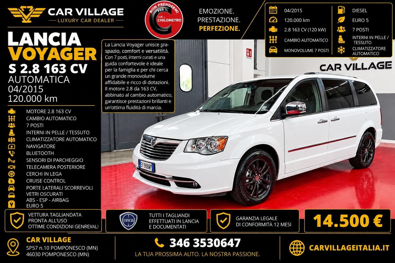 Lancia Voyager 2.8 Turbodiesel S 177 CV