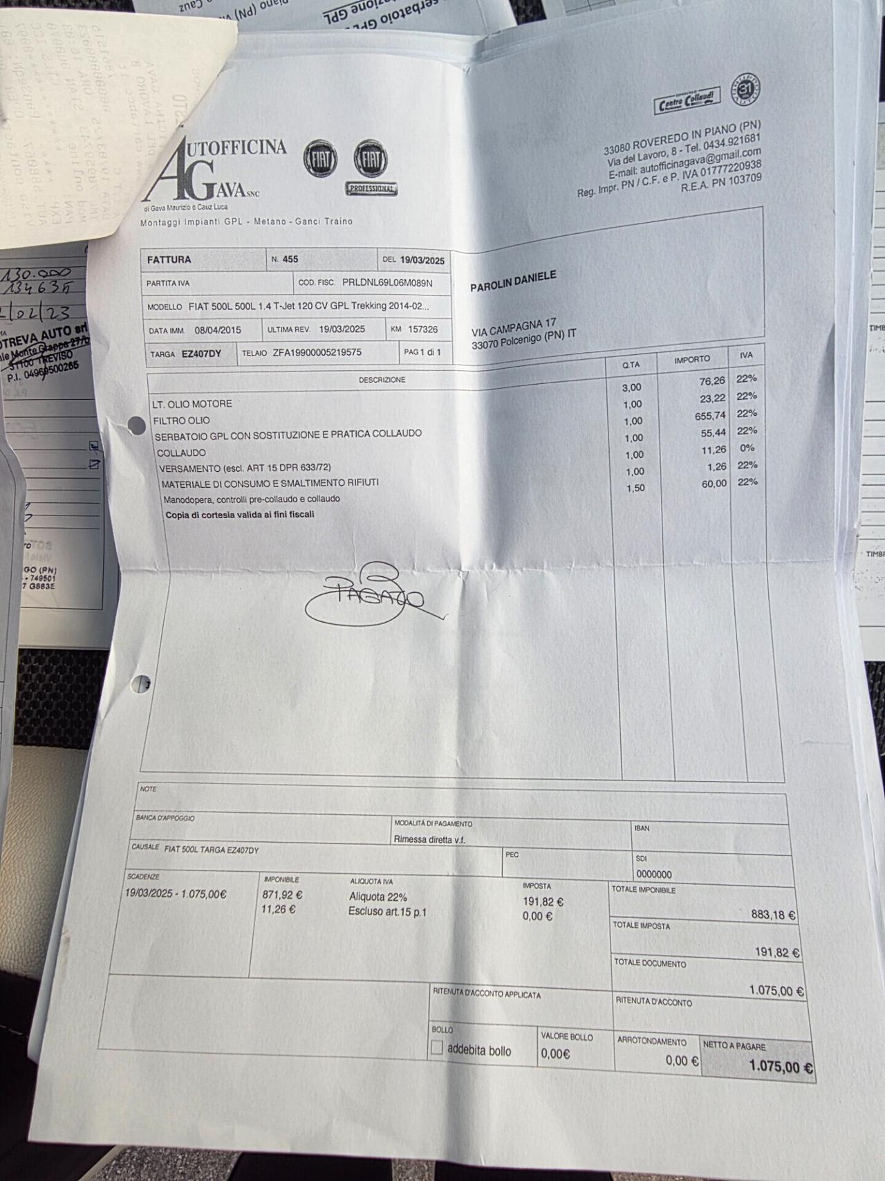 Fiat 500L 1.4 T-Jet 120 CV GPL Trekking