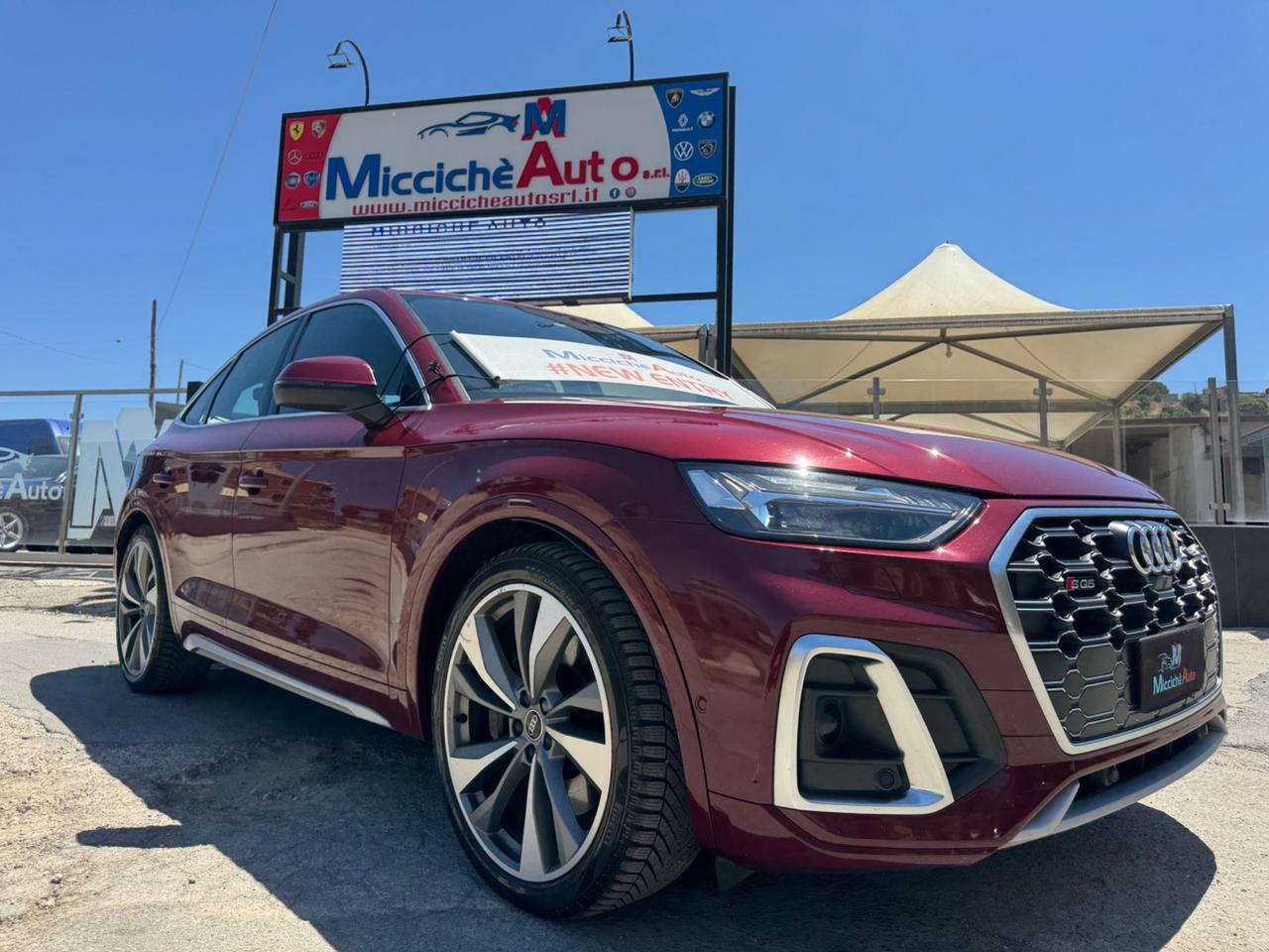 AUDI SQ5 SPORTBACK 341 CV RED METALLIC FULL IVA