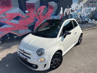 FIAT 500S CABRIO 1.2BENZINA/PELLE/BI-ZONA